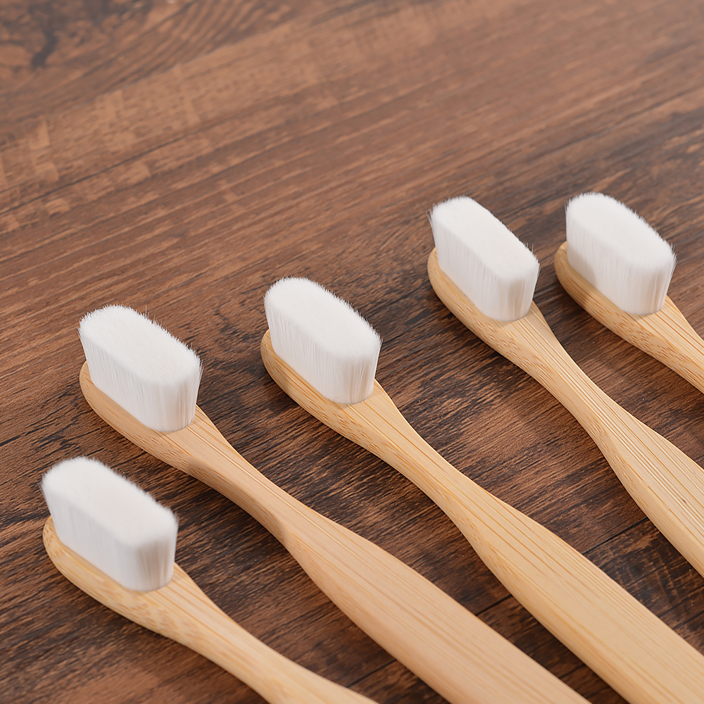 Bamboo Toothbrush Set - 5 шт., ультратонкая мягкая зубная щетка