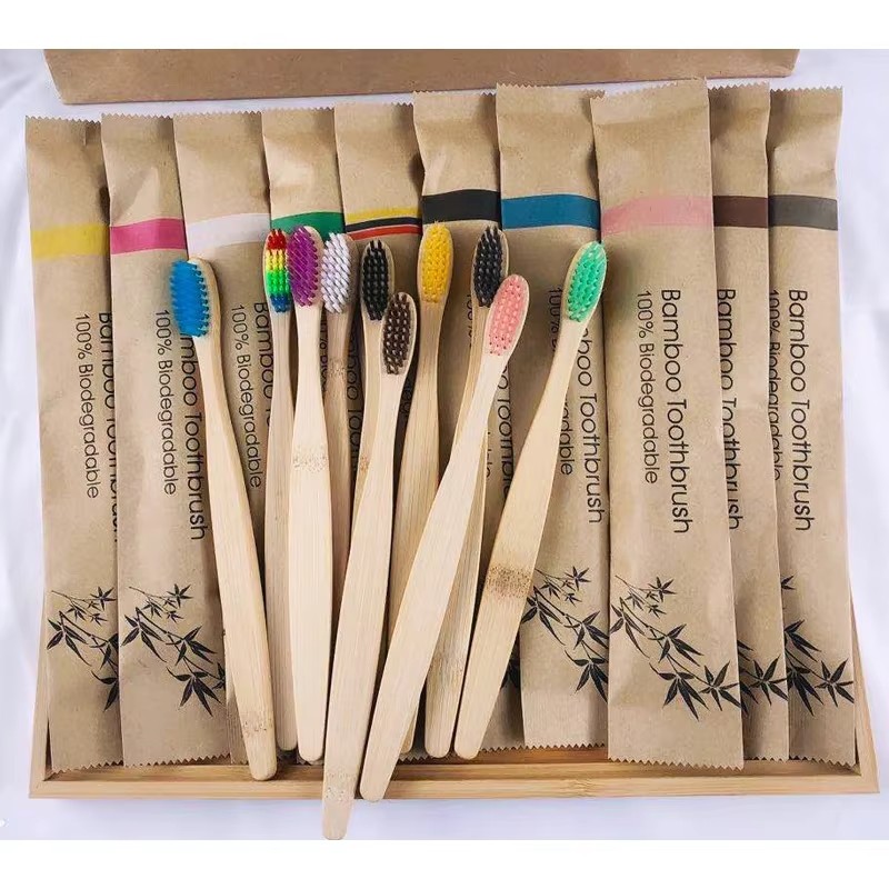 Bamboo Toothbrush Set - 5-30 шт. бамбуковых зубных щеток с