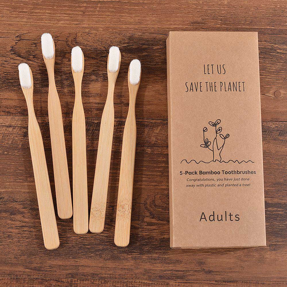 5 шт., ультратонкая мягкая зуб – обзор и цена Bamboo Toothbrush Set