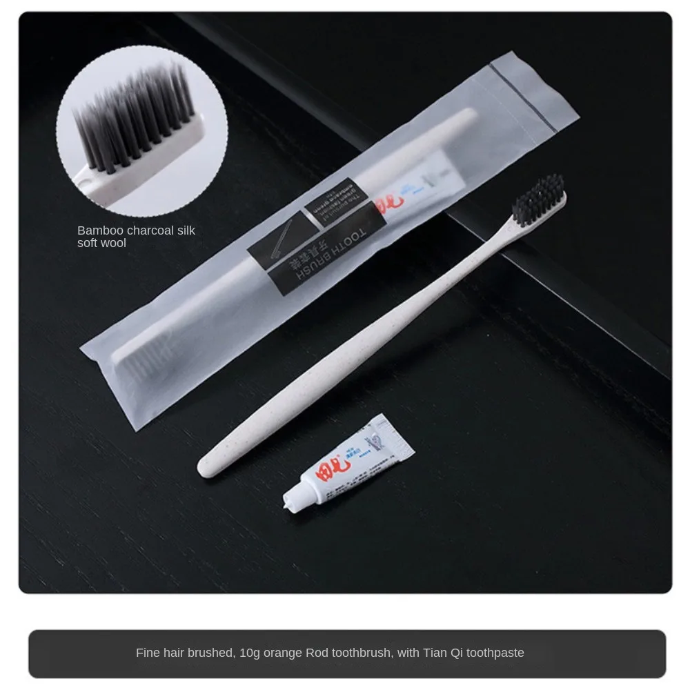 100 шт., практичная одноразова – обзор и цена Bamboo Toothbrush Set