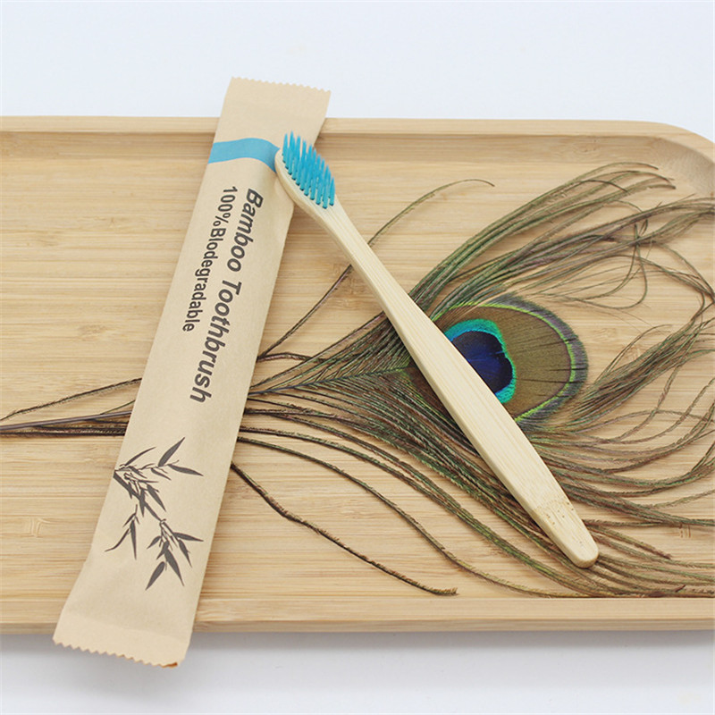 50/100Pcs настраиваемый логоти – обзор и цена Bamboo Toothbrush Set