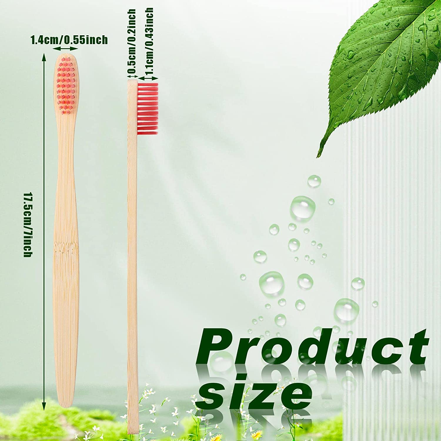 100 шт., детская бамбуковая зу – обзор и цена Bamboo Toothbrush Set