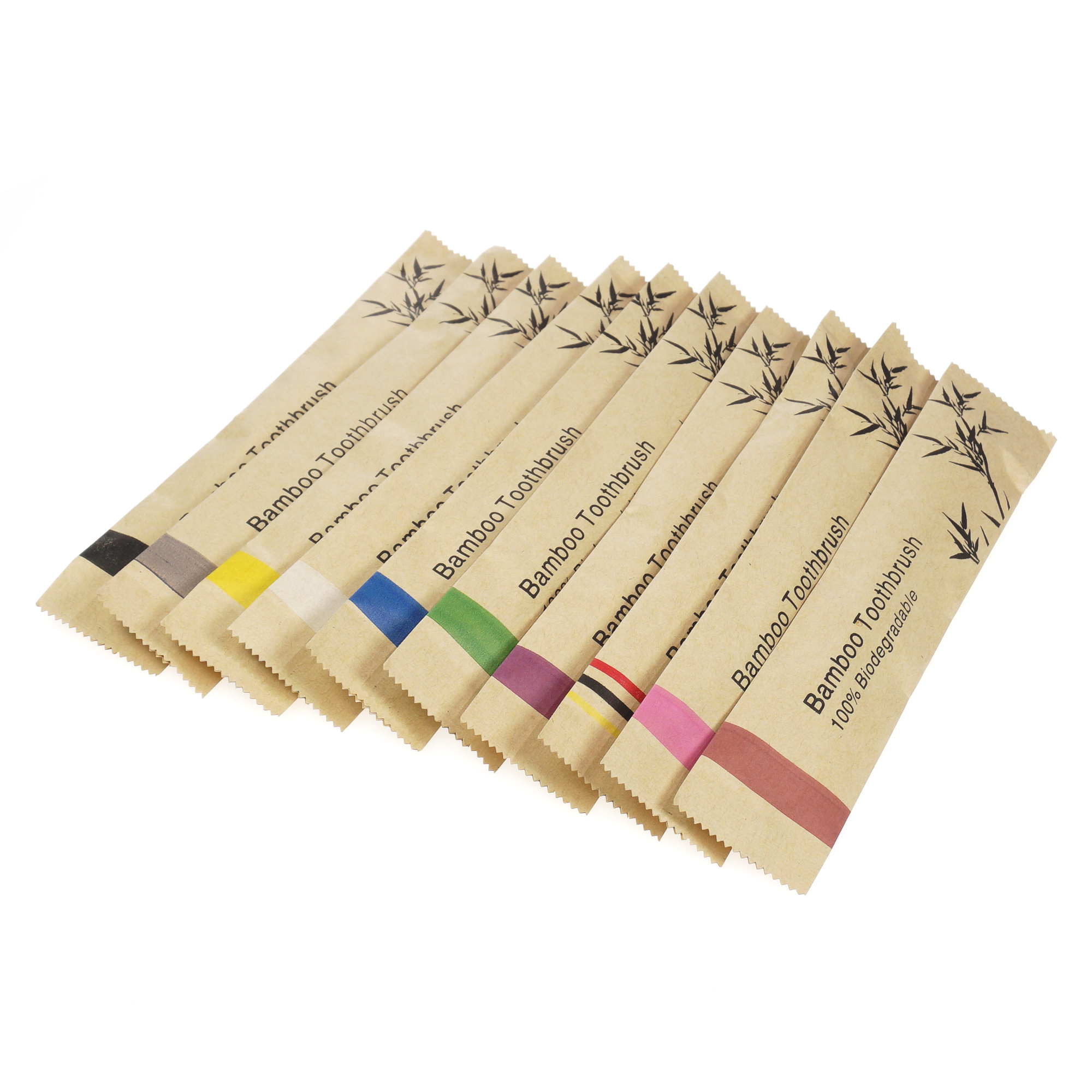 20 шт., детская красочная зубн – обзор и цена Bamboo Toothbrush Set