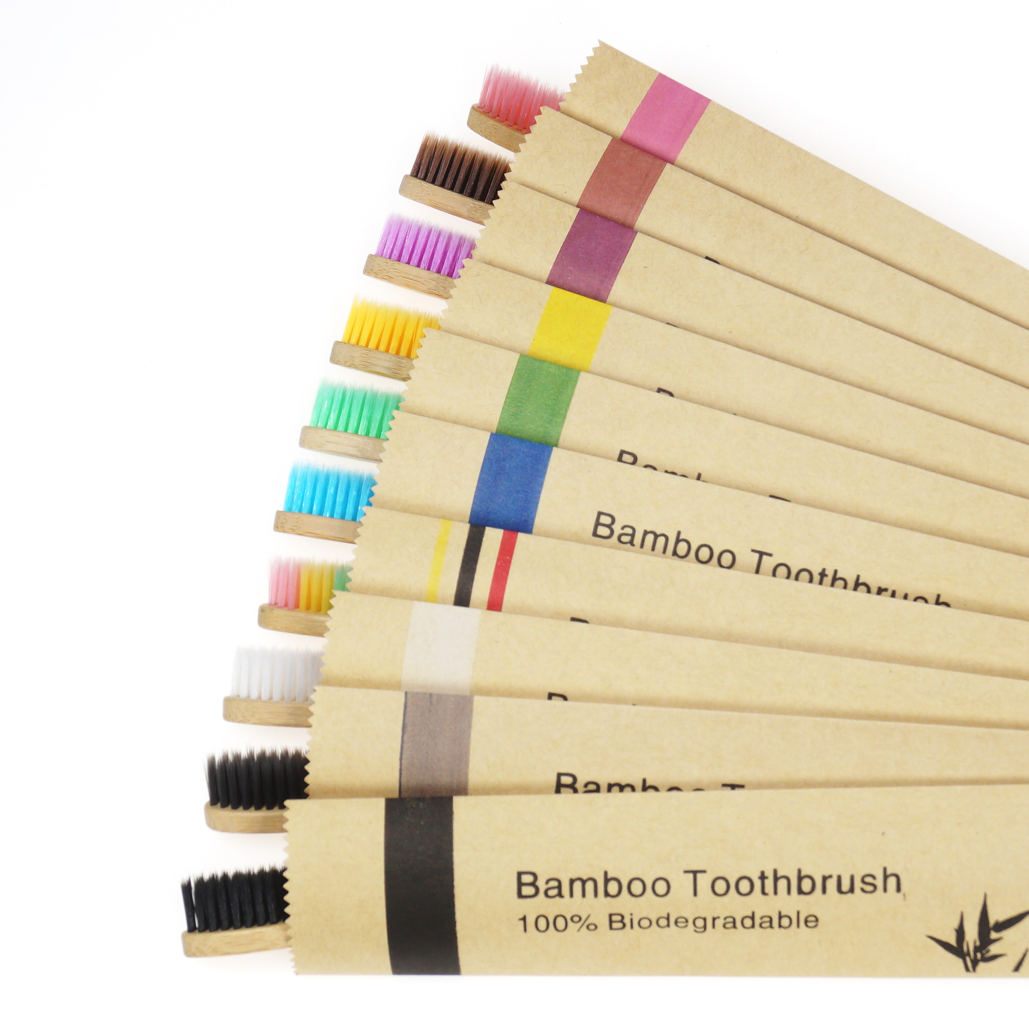 20 шт., детская красочная зубн – обзор и цена Bamboo Toothbrush Set