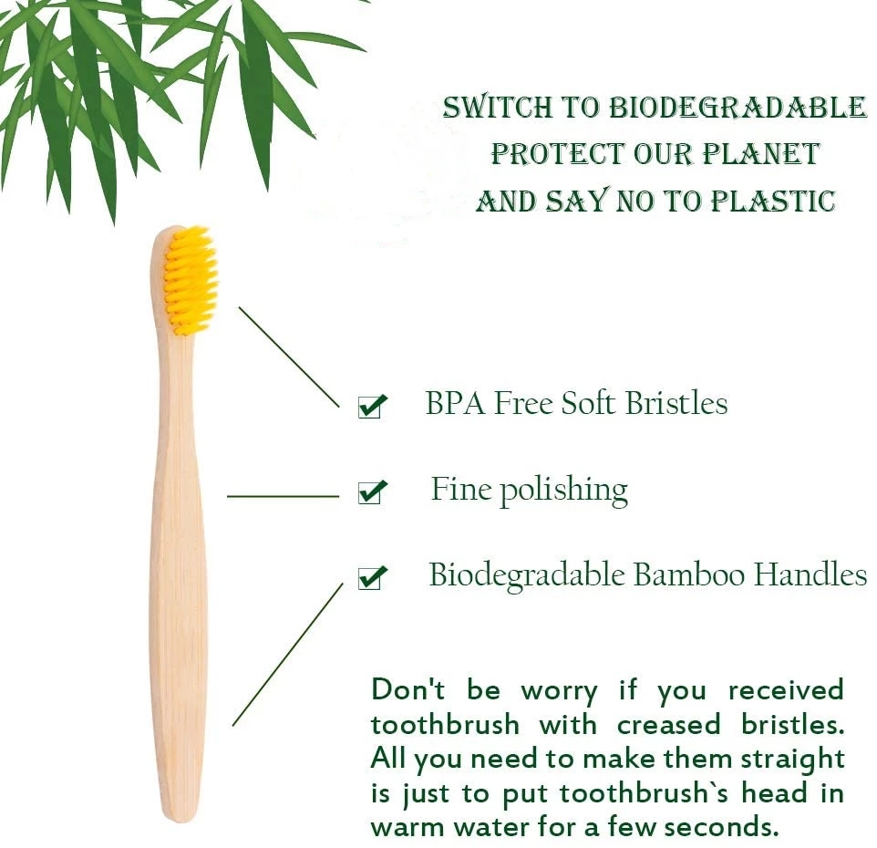 20 шт., детская красочная зубн – обзор и цена Bamboo Toothbrush Set