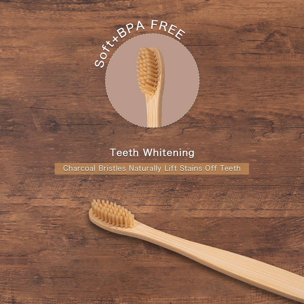 10 шт., красочные зубные щетки – обзор и цена Bamboo Toothbrush Set