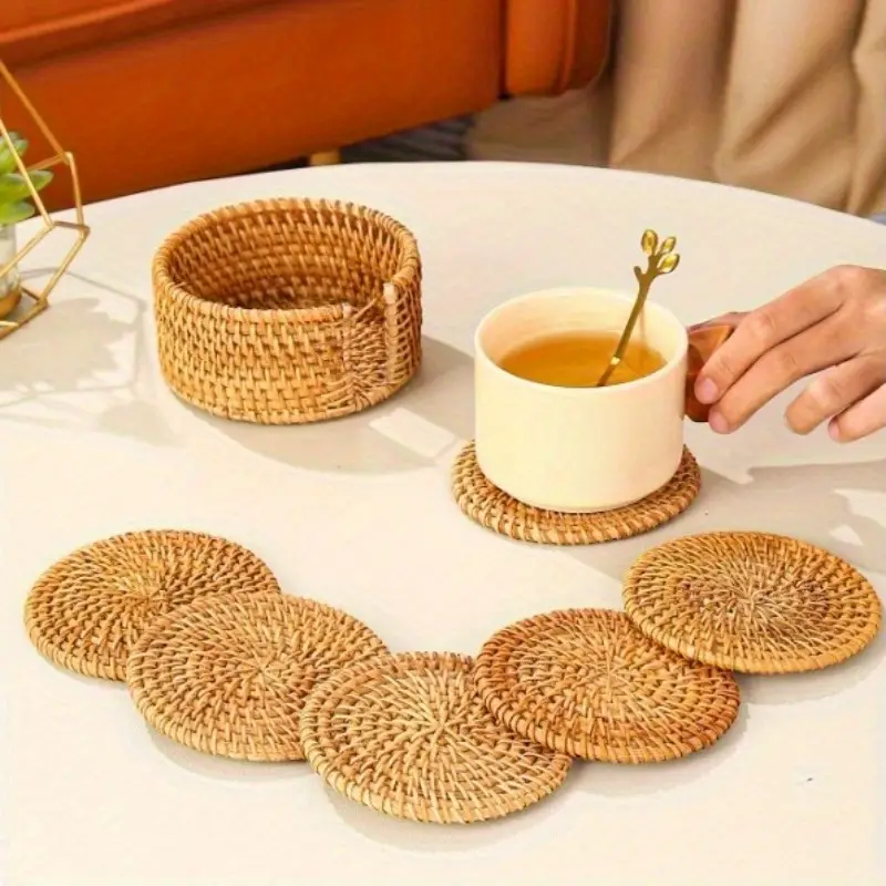 Подставки из ротанга 6 шт., пл – обзор и цена Sustainable Living Eco Friendly
